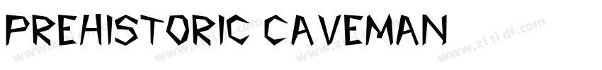 Prehistoric Caveman字体转换